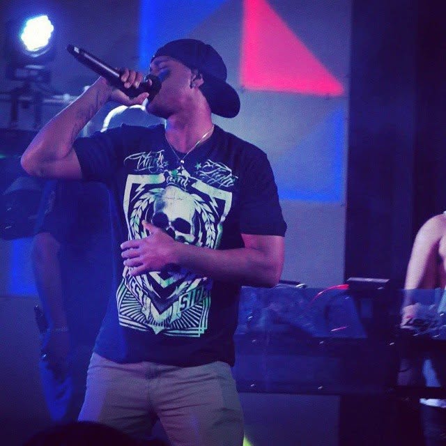 Jordan Oliver performing live on stage